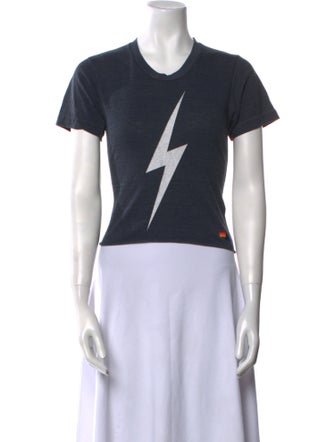 Aviator Nation Graphic Print Crew Neck T-Shirt