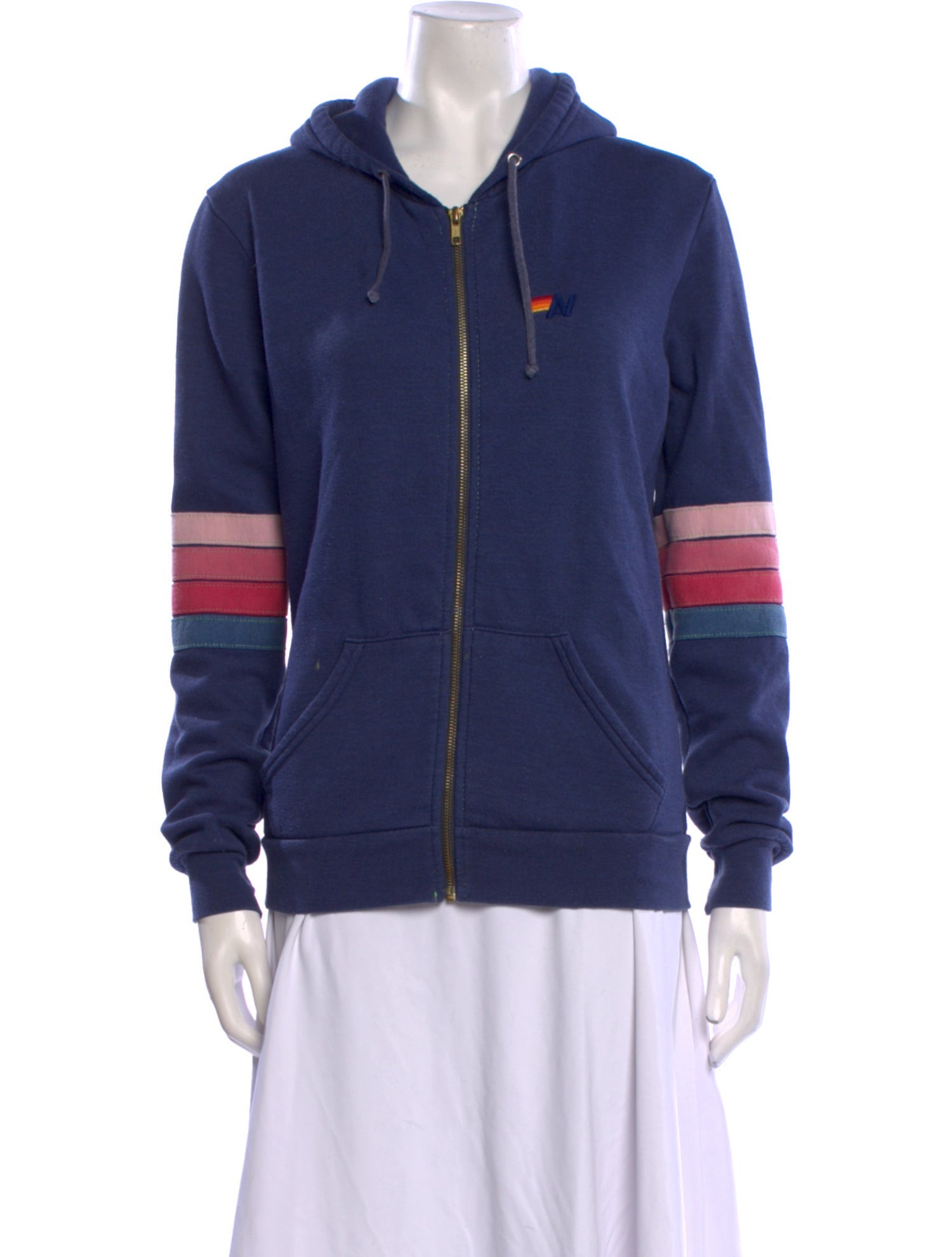 Aviator Nation Graphic Print Crew Neck Hoodie