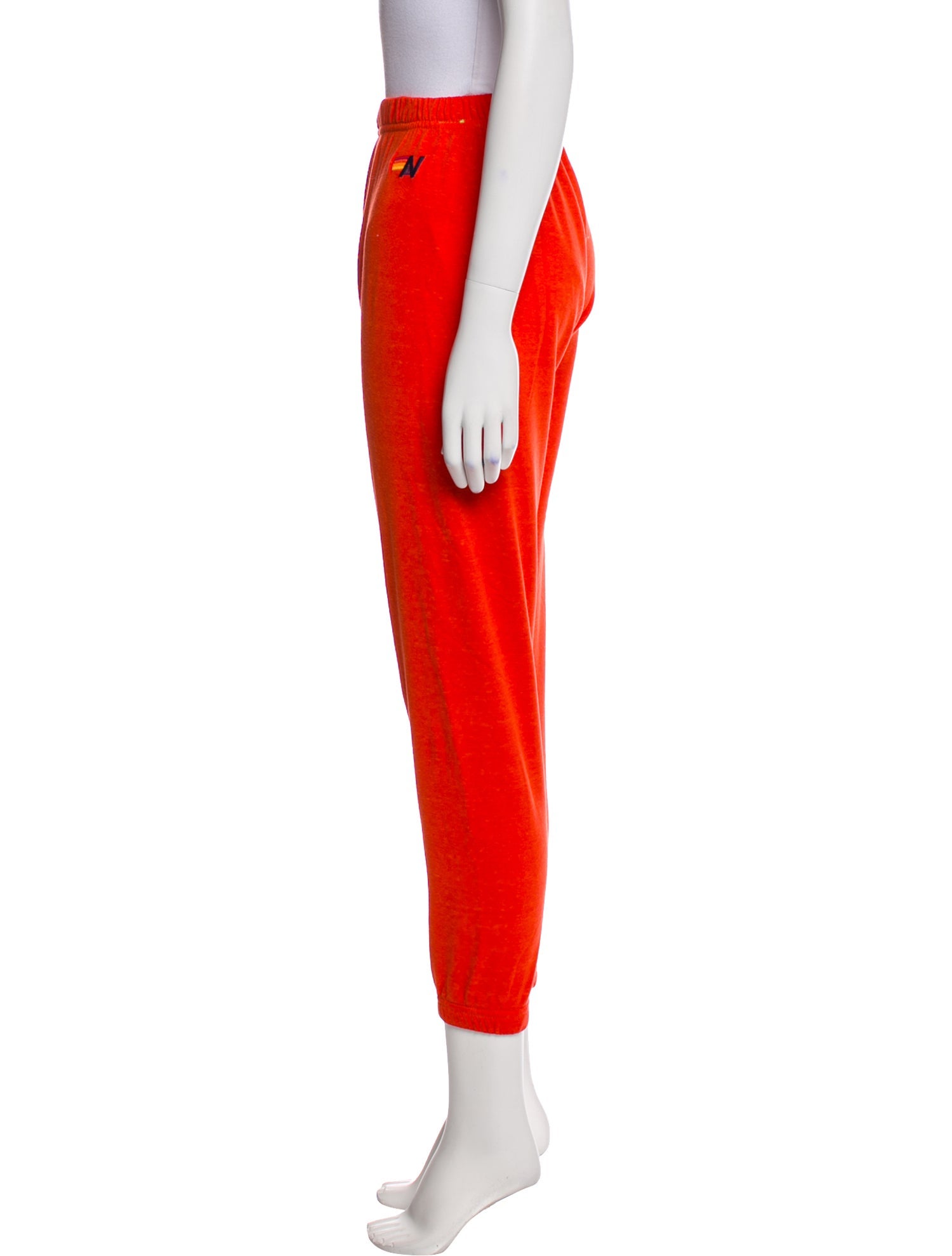 Aviator Nation Graphic Print Embroidered Accent Sweatpants