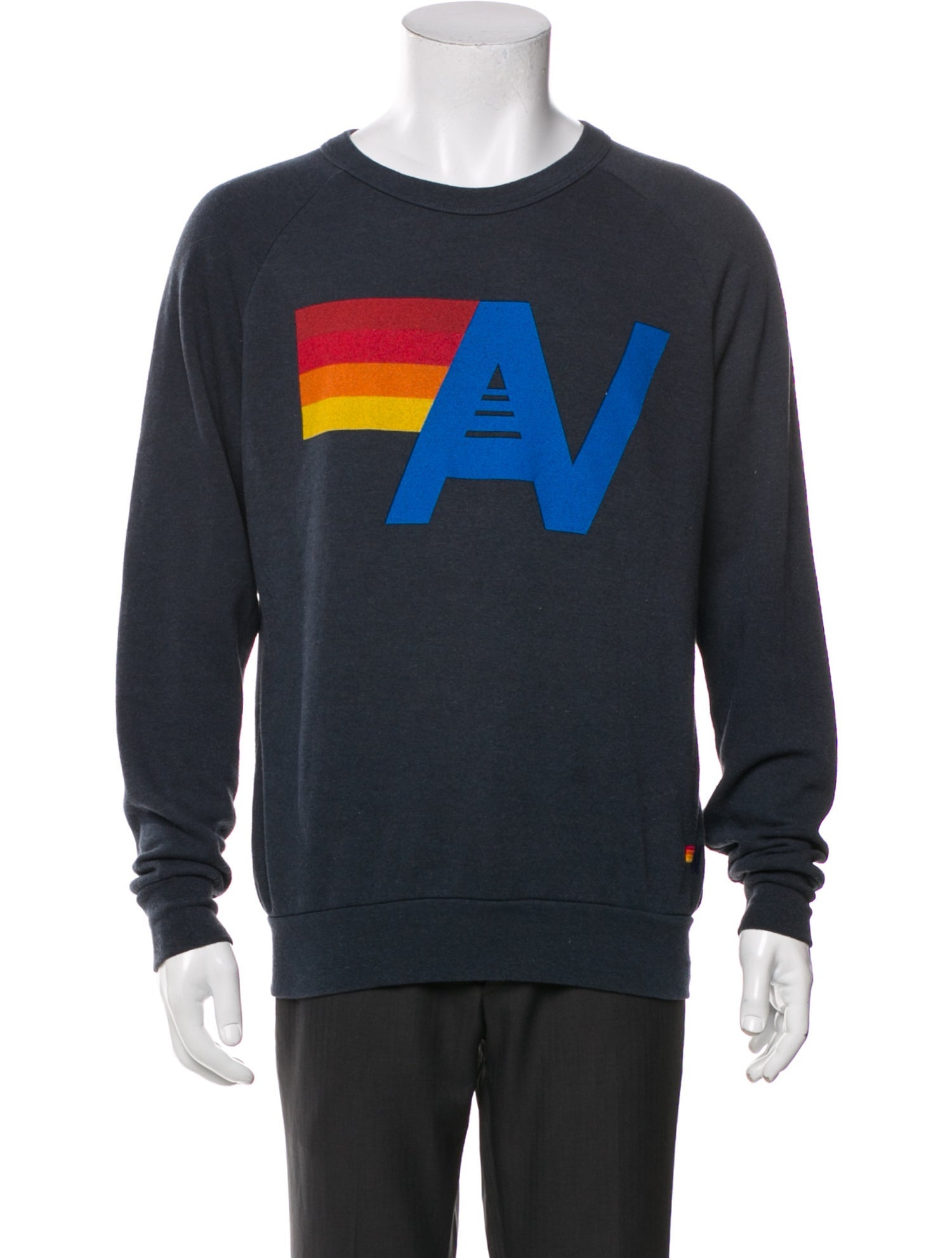 Aviator Nation Graphic Print Crew Neck Sweatshirt
