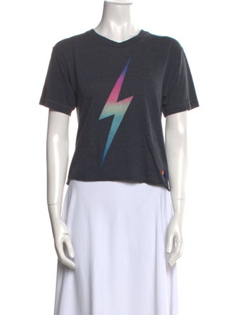 Aviator Nation Graphic Print Crew Neck T-Shirt