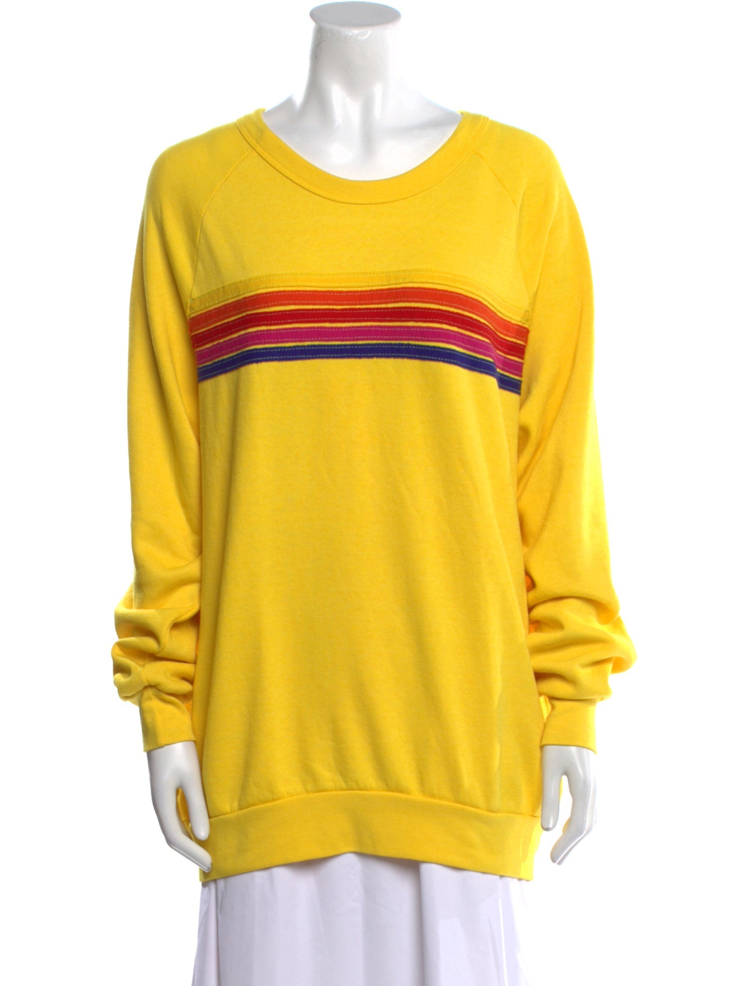 Aviator Nation Graphic Print Scoop Neck Sweatshirt