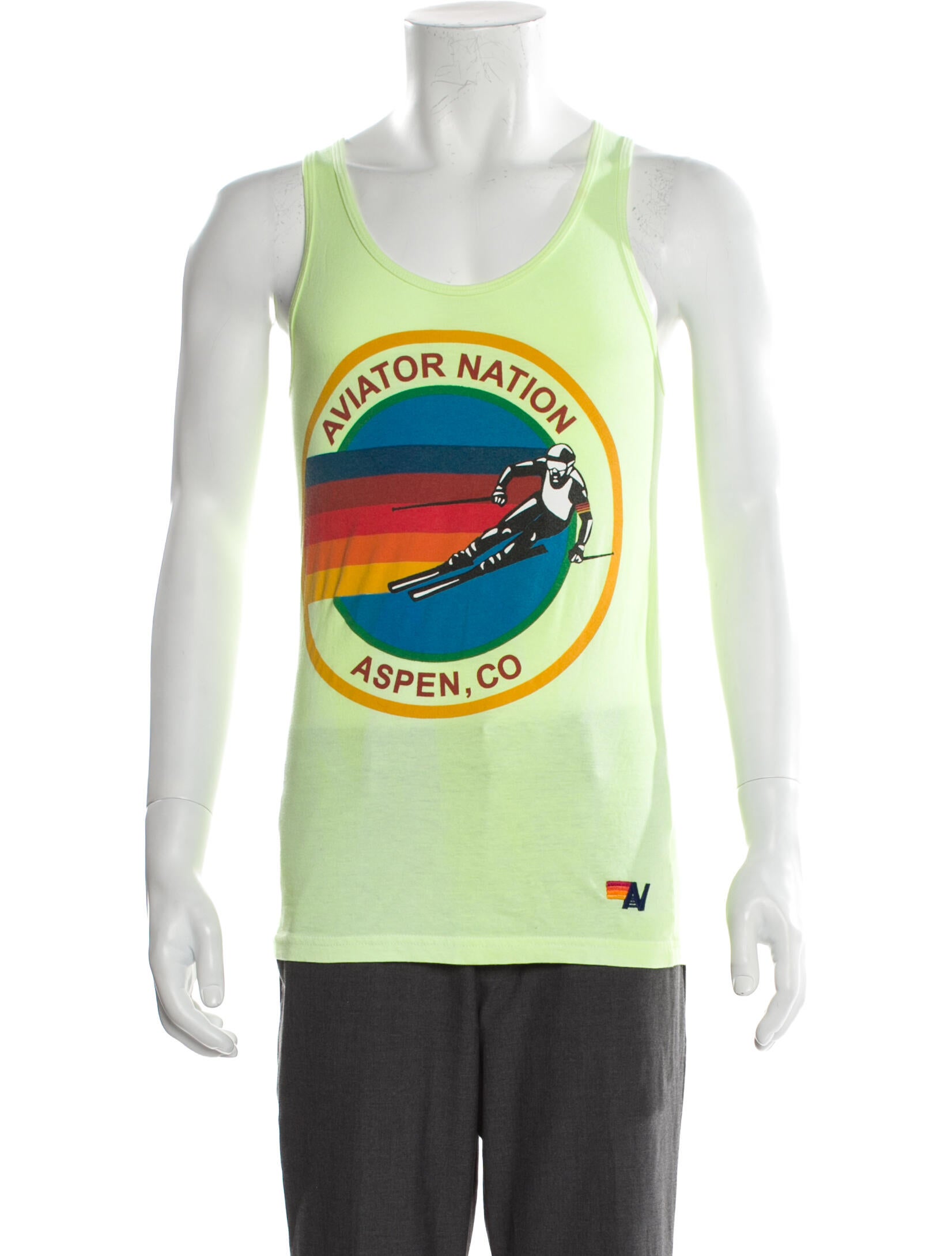 Aviator Nation Graphic Print Scoop Neck T-Shirt