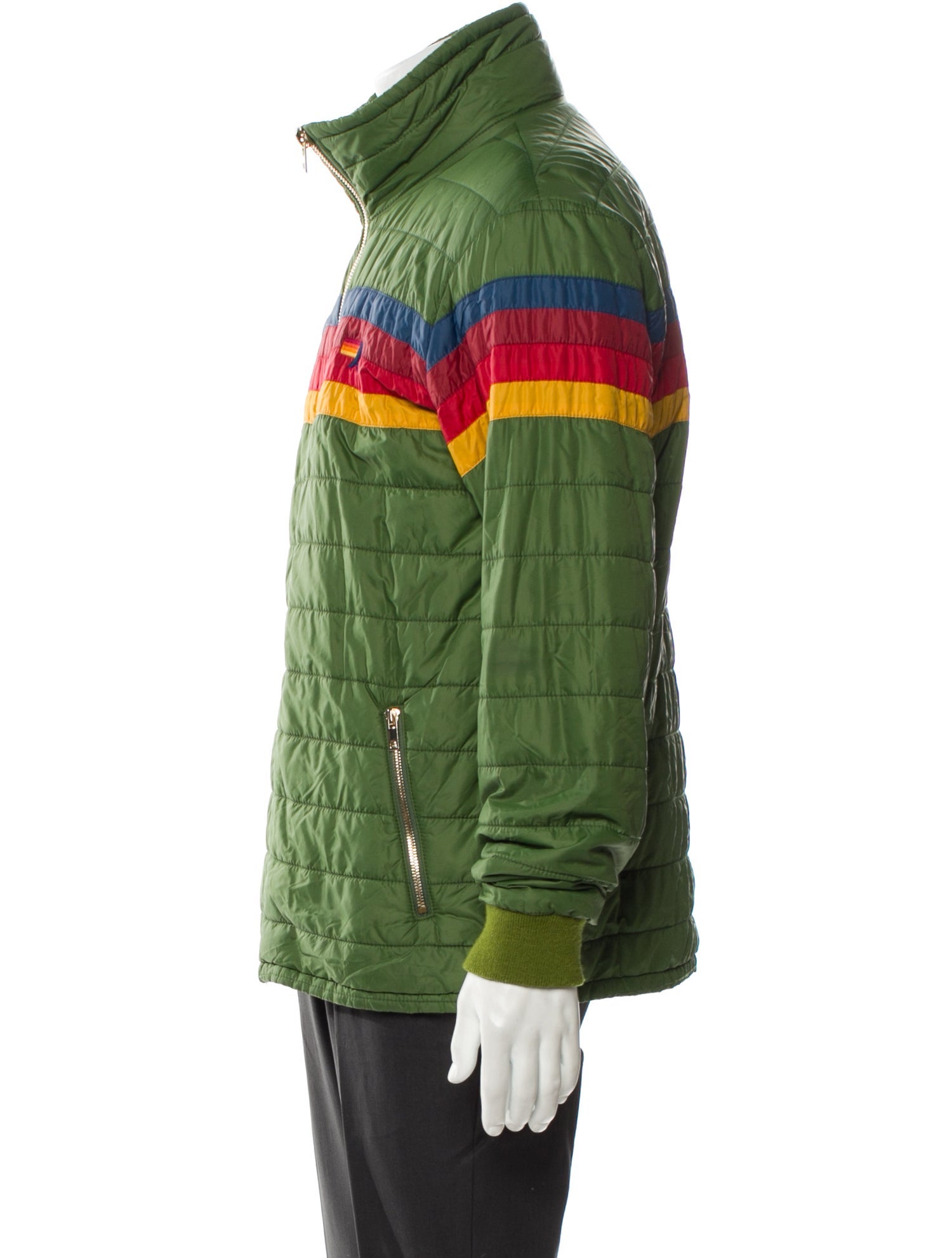 Aviator Nation Striped Windbreaker