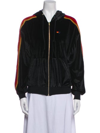 Aviator Nation Striped Bomber Jacket