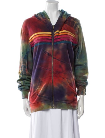 Aviator Nation Tie-Dye Print Jacket