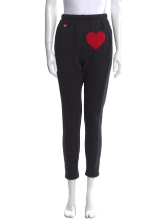 Aviator Nation Graphic Print Skinny Leg Pants