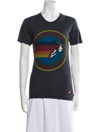 Aviator Nation Graphic Print Crew Neck T-Shirt