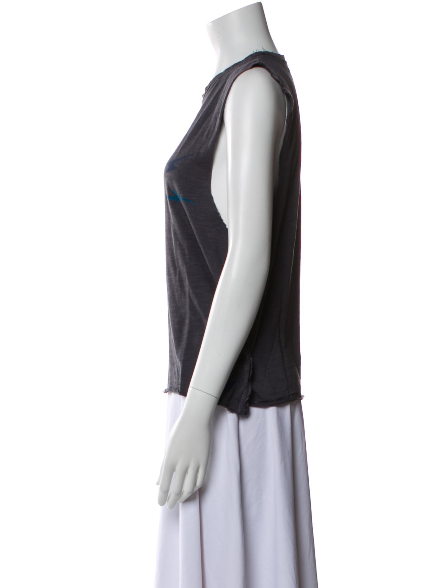 Aviator Nation Graphic Print Crew Neck Top