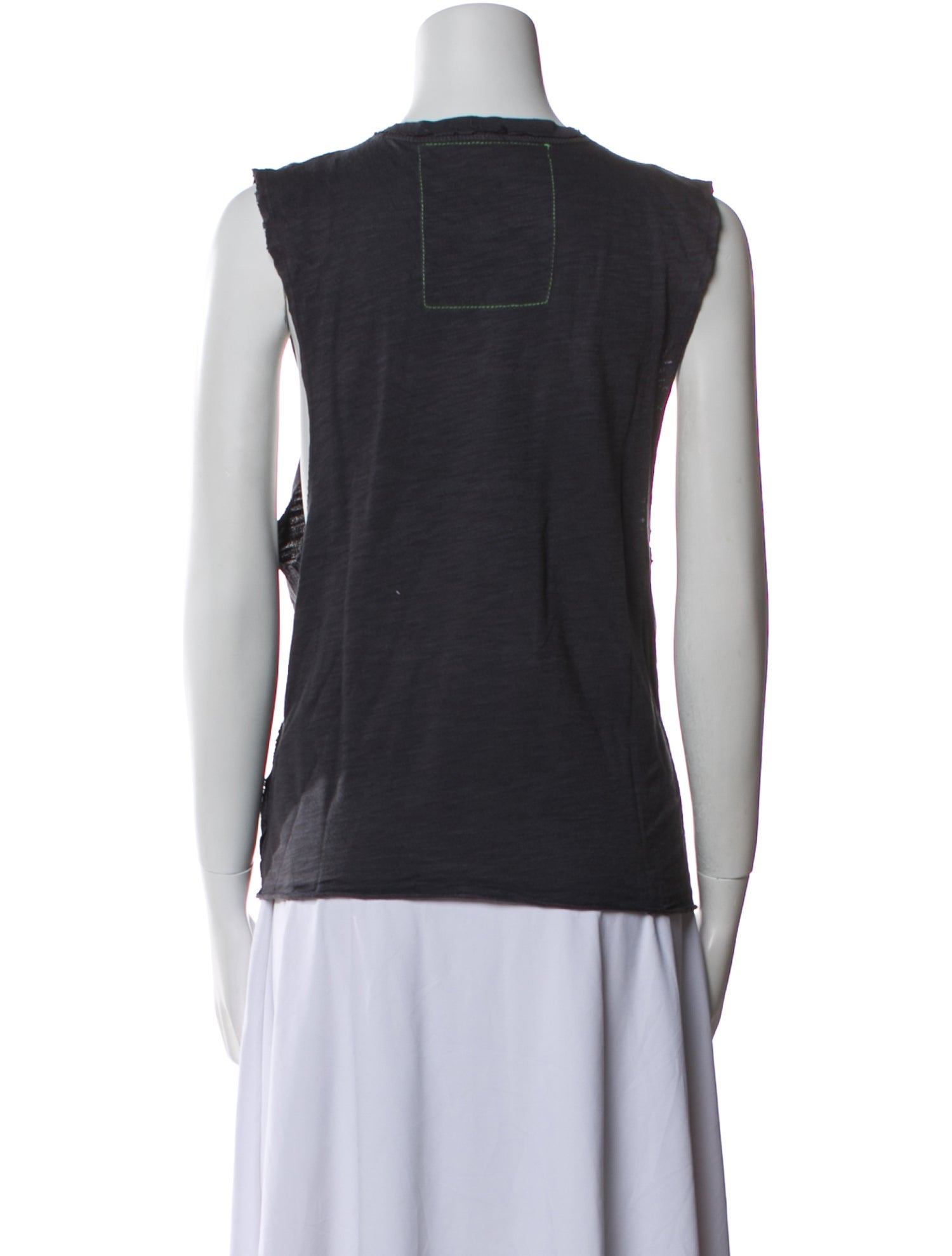 Aviator Nation Graphic Print Crew Neck Top