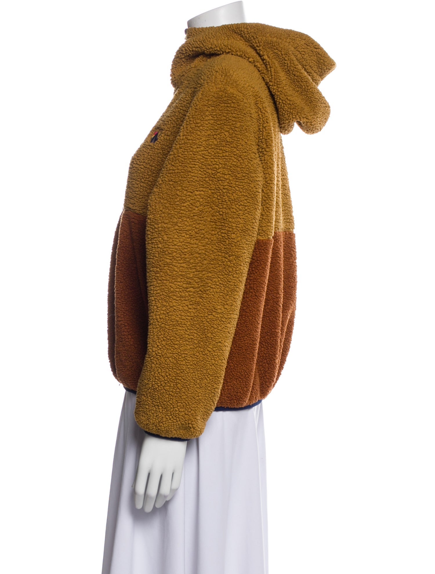 Aviator Nation Colorblock Pattern Coat