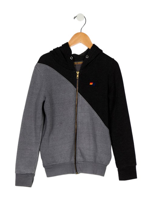 Aviator Nation kid boys' grey and black jacket