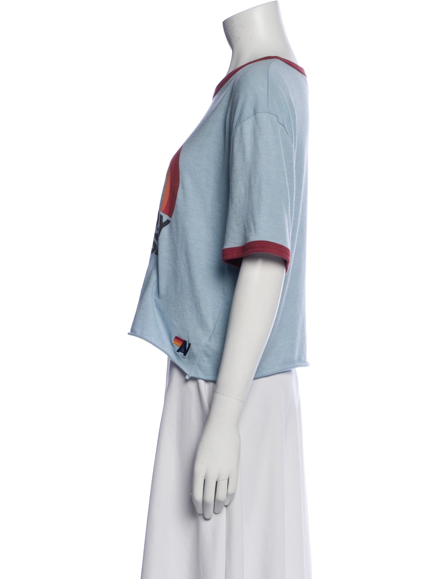 Aviator Nation Graphic Print Crew Neck T-Shirt