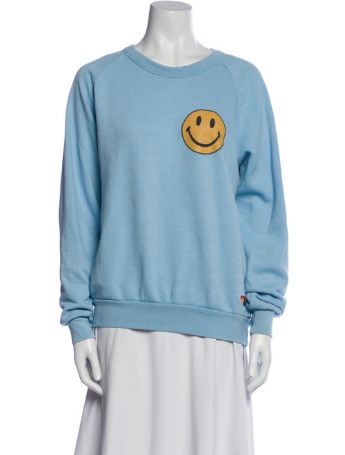 Aviator Nation Graphic Print Crew Neck Sweatshirt