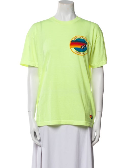 Aviator Nation Graphic Print Crew Neck T-Shirt