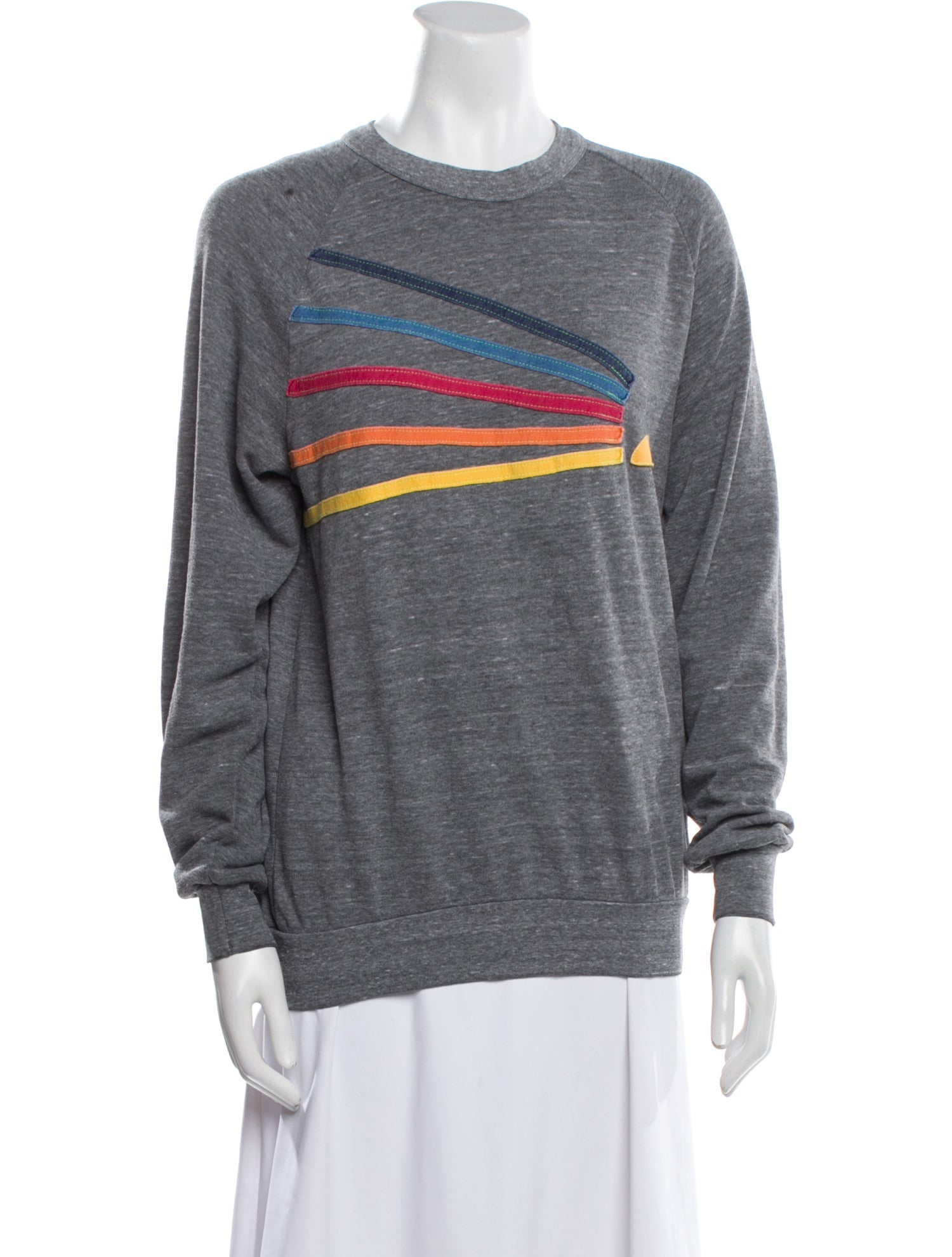 Aviator Nation Graphic Print Crew Neck Sweatshirt