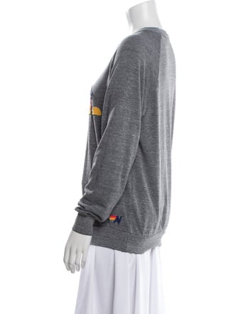 Aviator Nation Graphic Print Crew Neck Sweatshirt