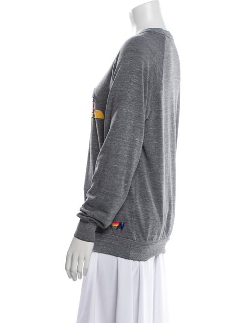 Aviator Nation Graphic Print Crew Neck Sweatshirt