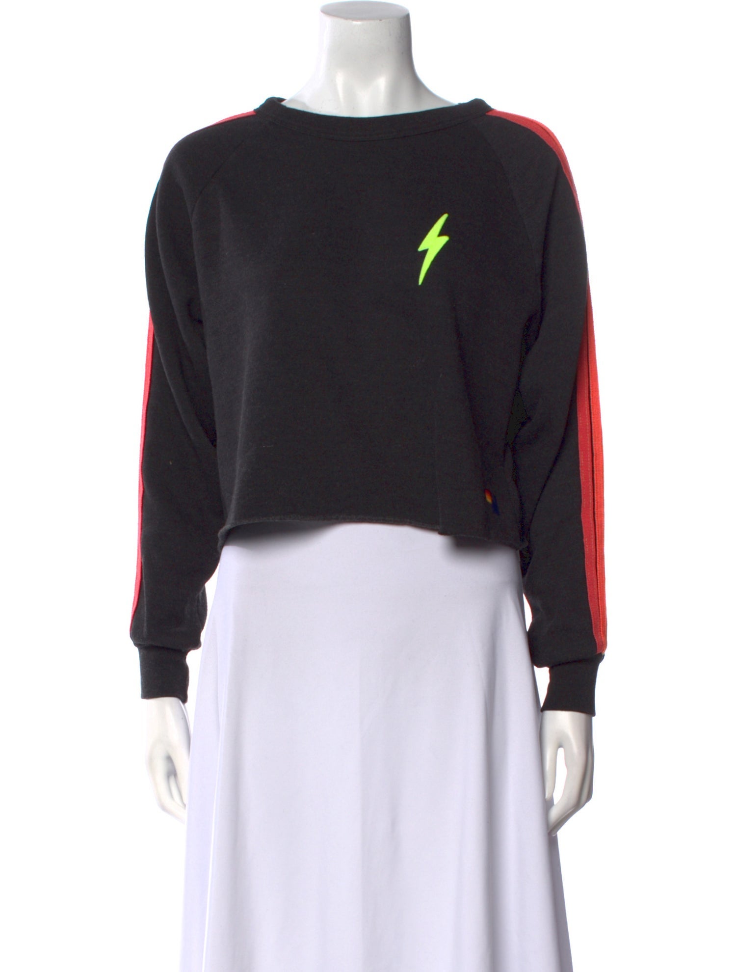 Aviator Nation Graphic Print Scoop Neck Sweatshirt