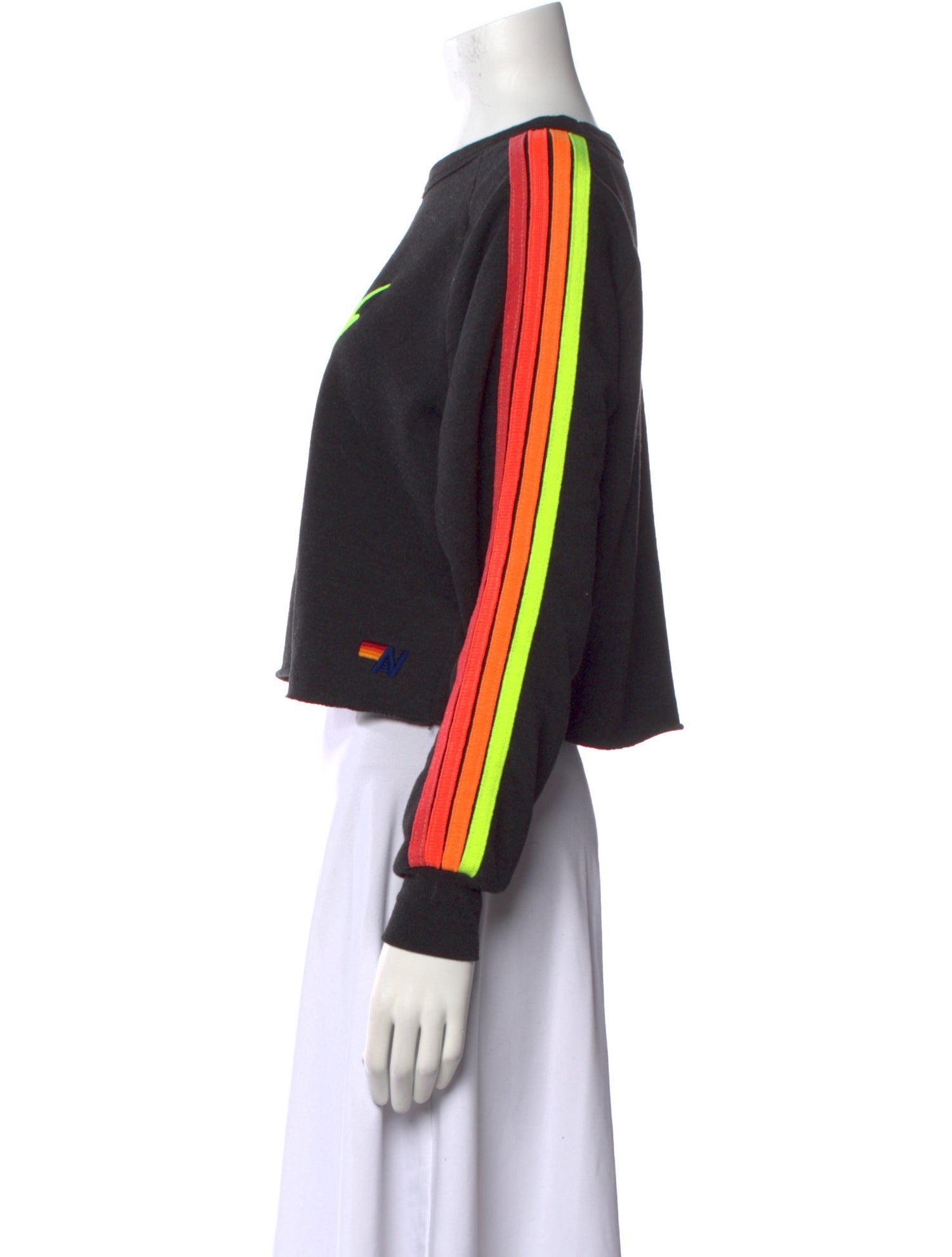 Aviator Nation Graphic Print Scoop Neck Sweatshirt