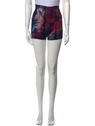 Aviator Nation Floral Print Mini Shorts