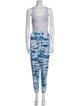 Aviator Nation Tie-Dye Print Embroidered Accent Pant Set