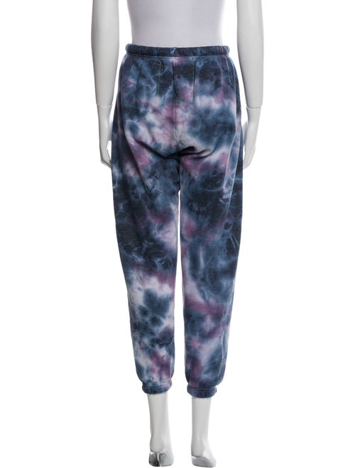 Aviator Nation Tie-Dye Print Embroidered Accent Sweatpants