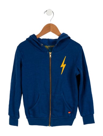 Aviator Nation Kids' Hooded Zip Up Sweatshirt