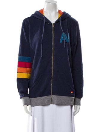 Aviator Nation Striped V-Neck Sweater