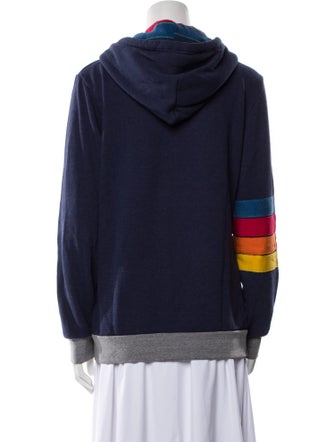 Aviator Nation Striped V-Neck Sweater