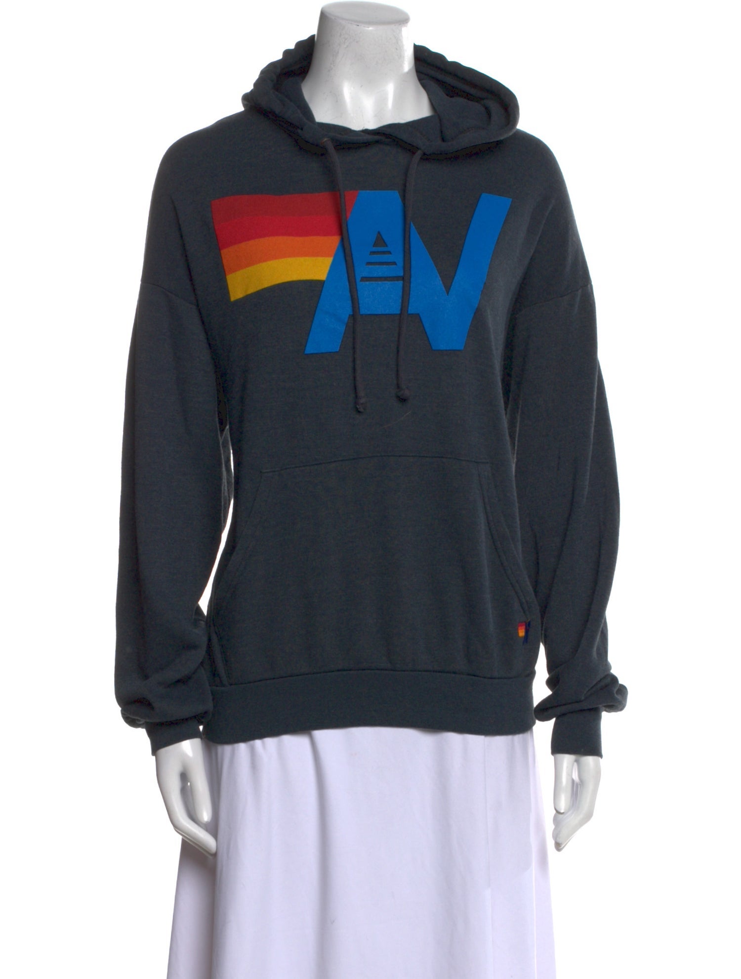 Aviator Nation Graphic Print Turtleneck Sweatshirt