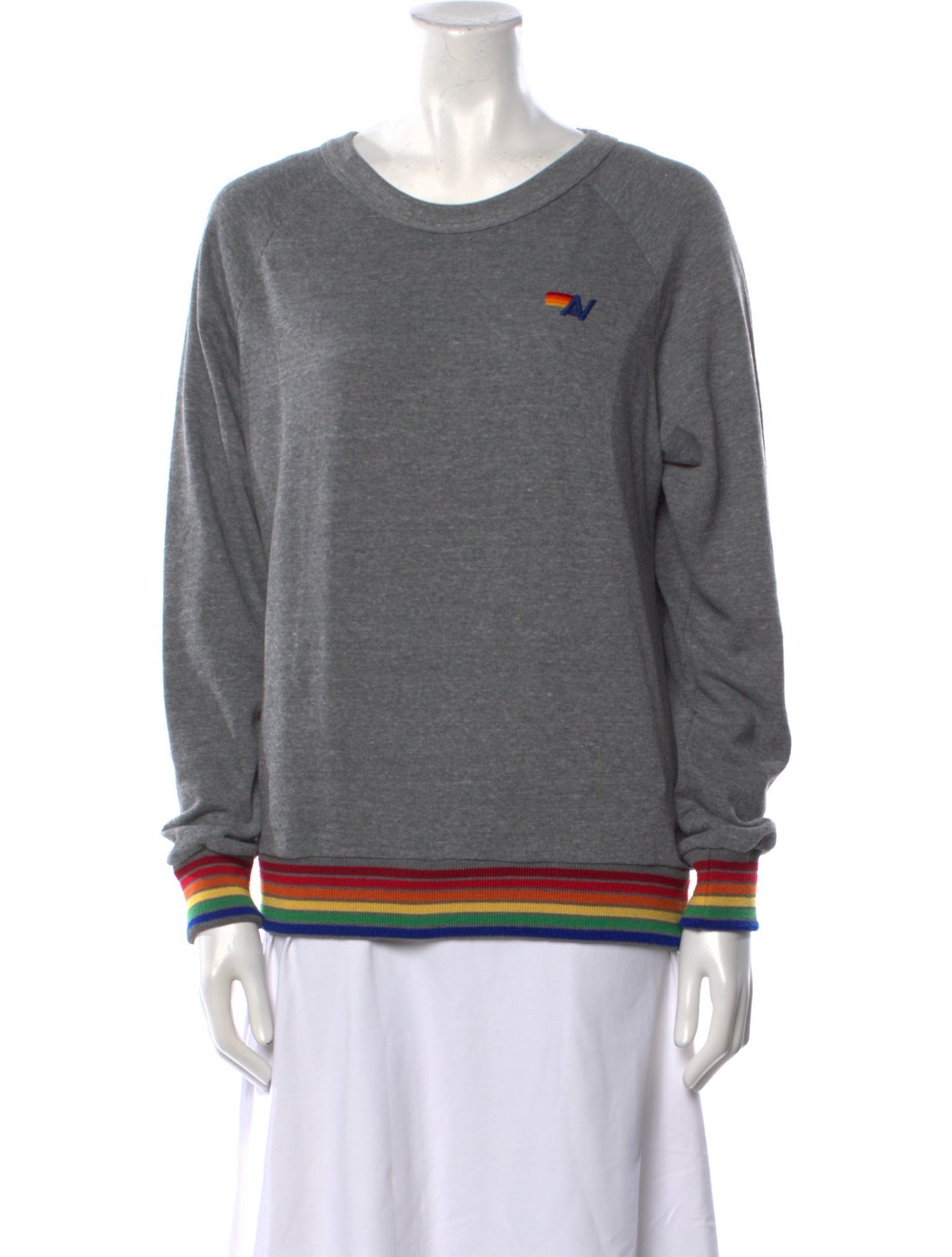 Aviator Nation Graphic Print Crew Neck Sweatshirt