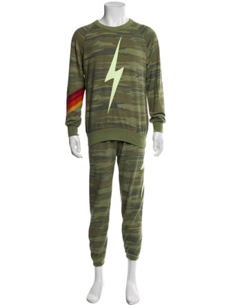 Aviator Nation Camouflage Print Lounge Set