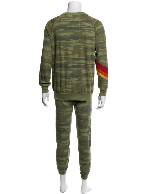 Aviator Nation Camouflage Print Lounge Set