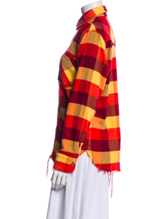 Aviator Nation Plaid Print Jacket