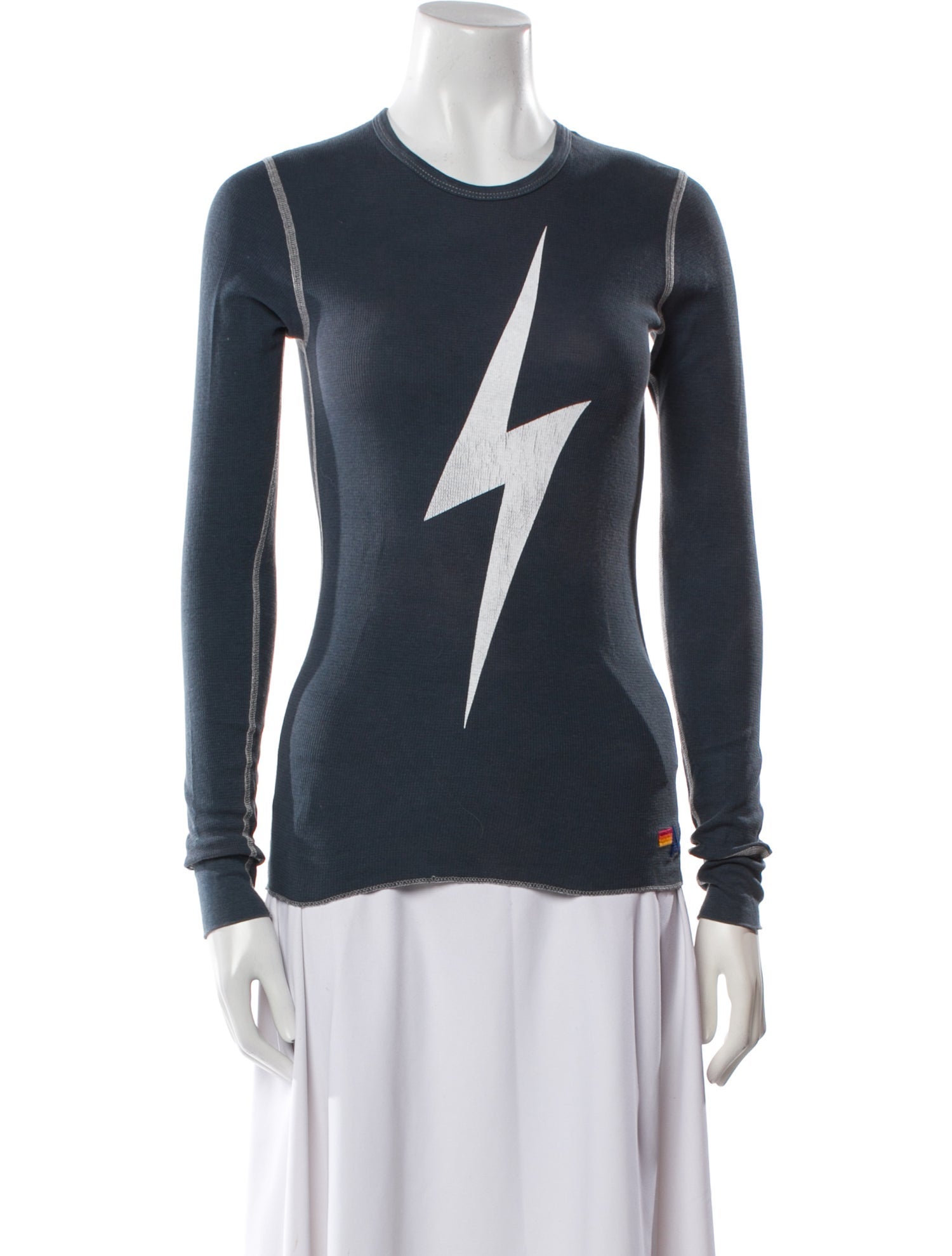 Aviator Nation Graphic Print Crew Neck Sweatshirt