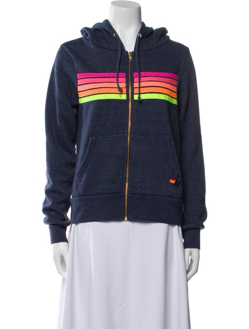 Aviator Nation Striped Bomber Jacket