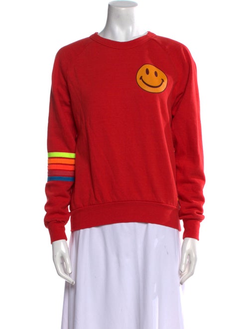 Aviator Nation Graphic Print Crew Neck Sweatshirt