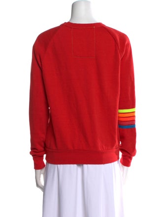 Aviator Nation Graphic Print Crew Neck Sweatshirt