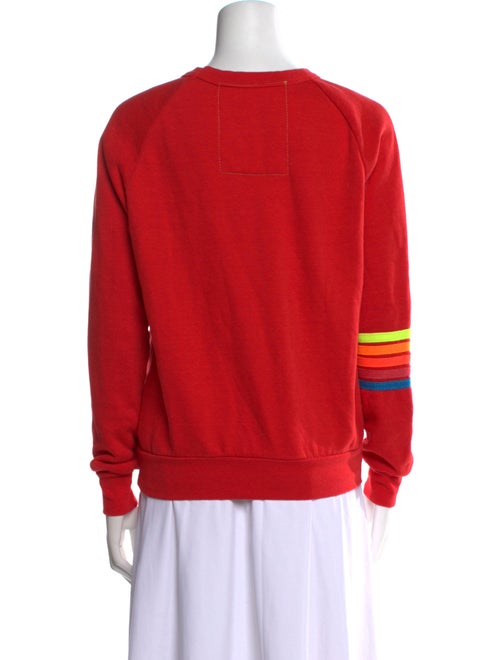 Aviator Nation Graphic Print Crew Neck Sweatshirt