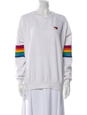 Aviator Nation Graphic Print Crew Neck Sweatshirt