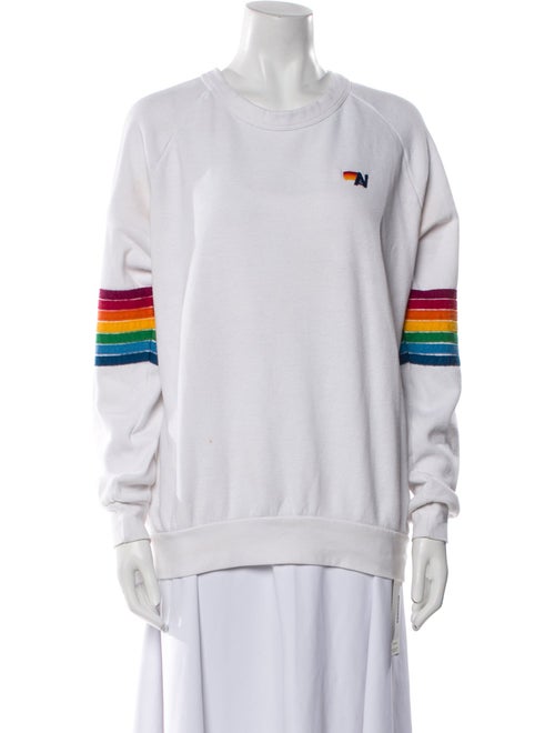 Aviator Nation Graphic Print Crew Neck Sweatshirt