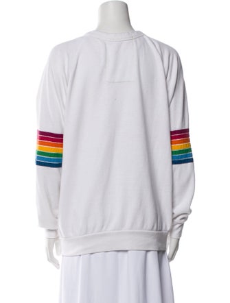 Aviator Nation Graphic Print Crew Neck Sweatshirt