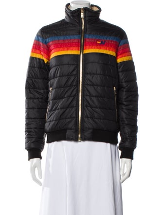 Aviator Nation Striped Bomber Jacket