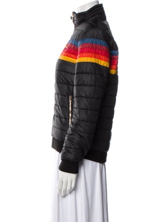 Aviator Nation Striped Bomber Jacket