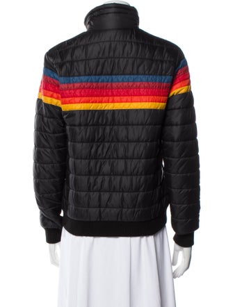 Aviator Nation Striped Bomber Jacket