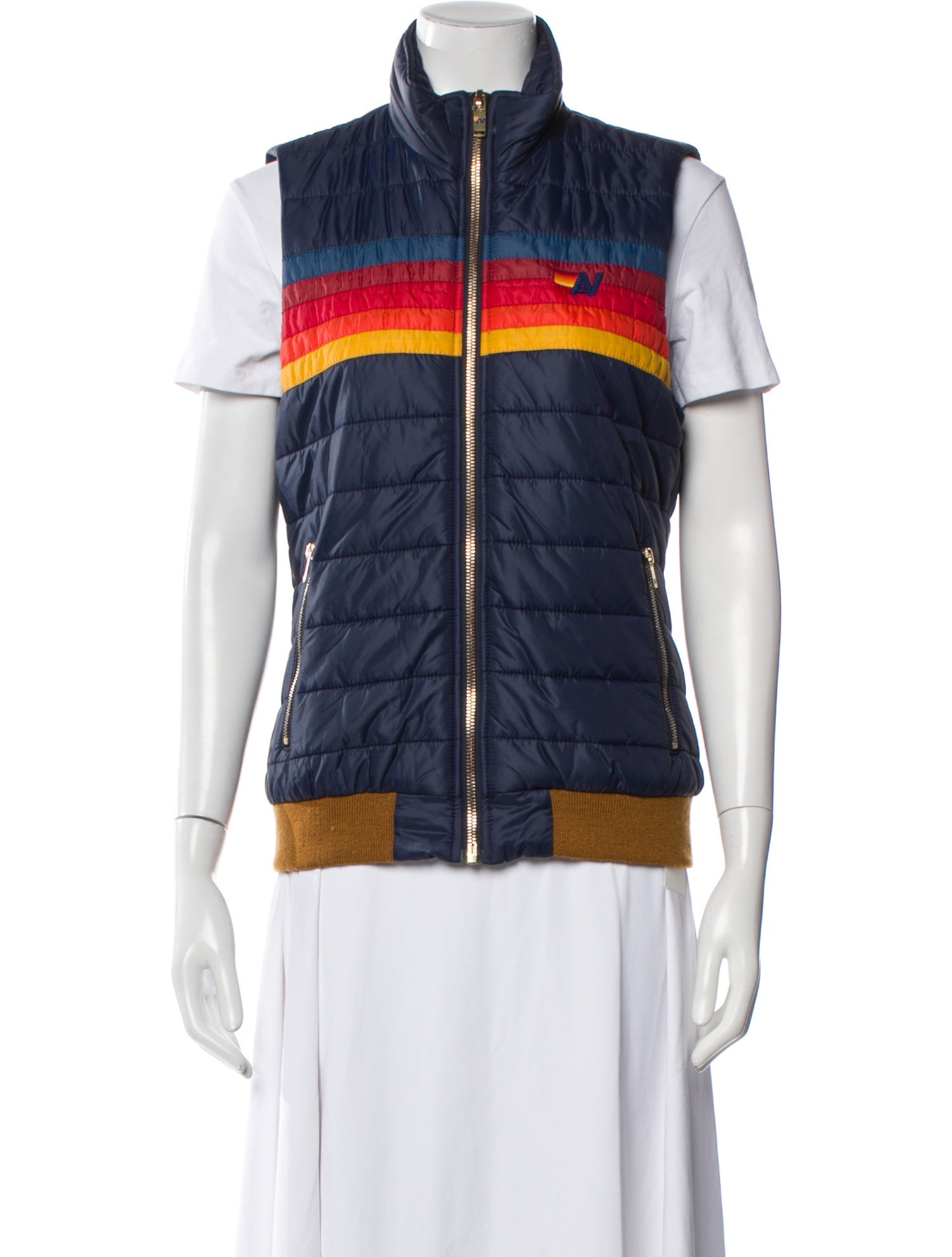 Aviator Nation Nylon Striped Vest