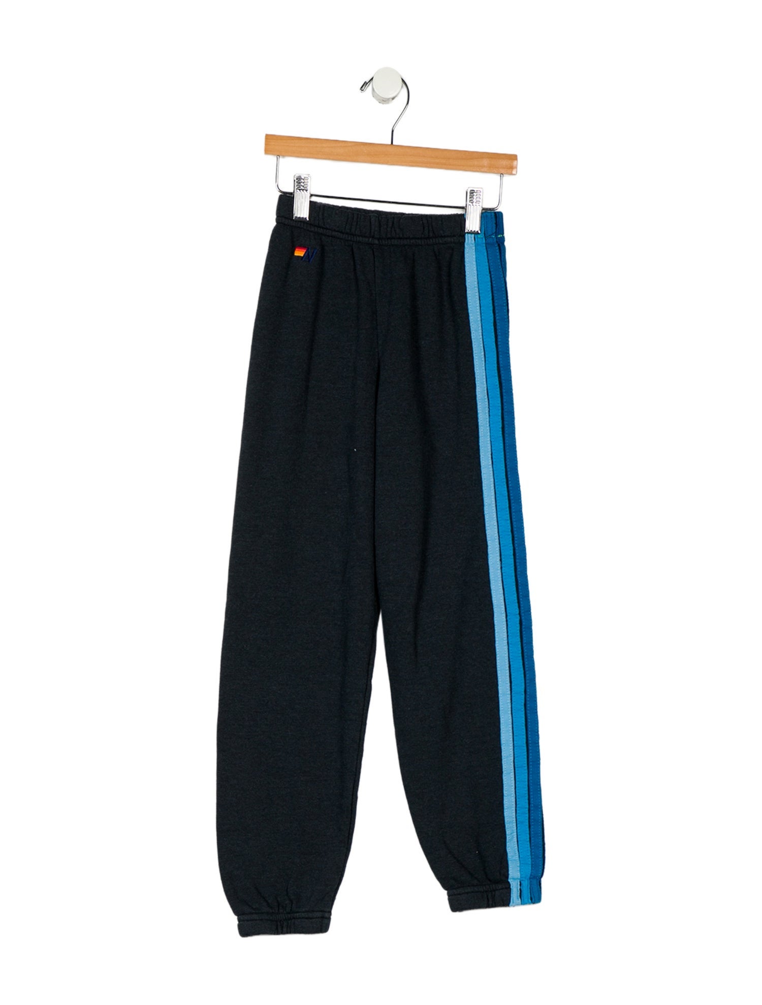 Aviator Nation kid girls' blue multicolored sweatpants