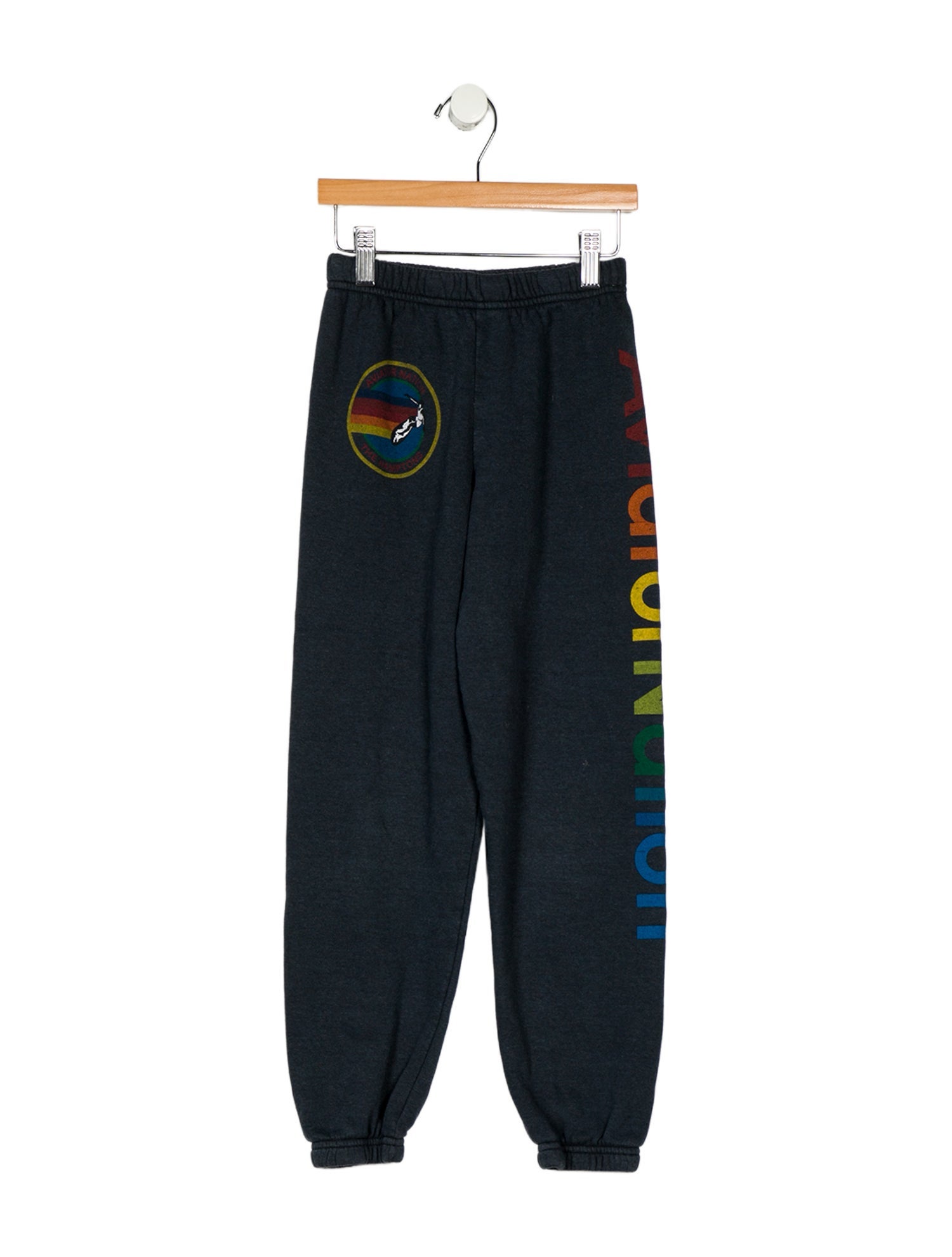 Aviator Nation kid girls' blue multicolored sweatpants