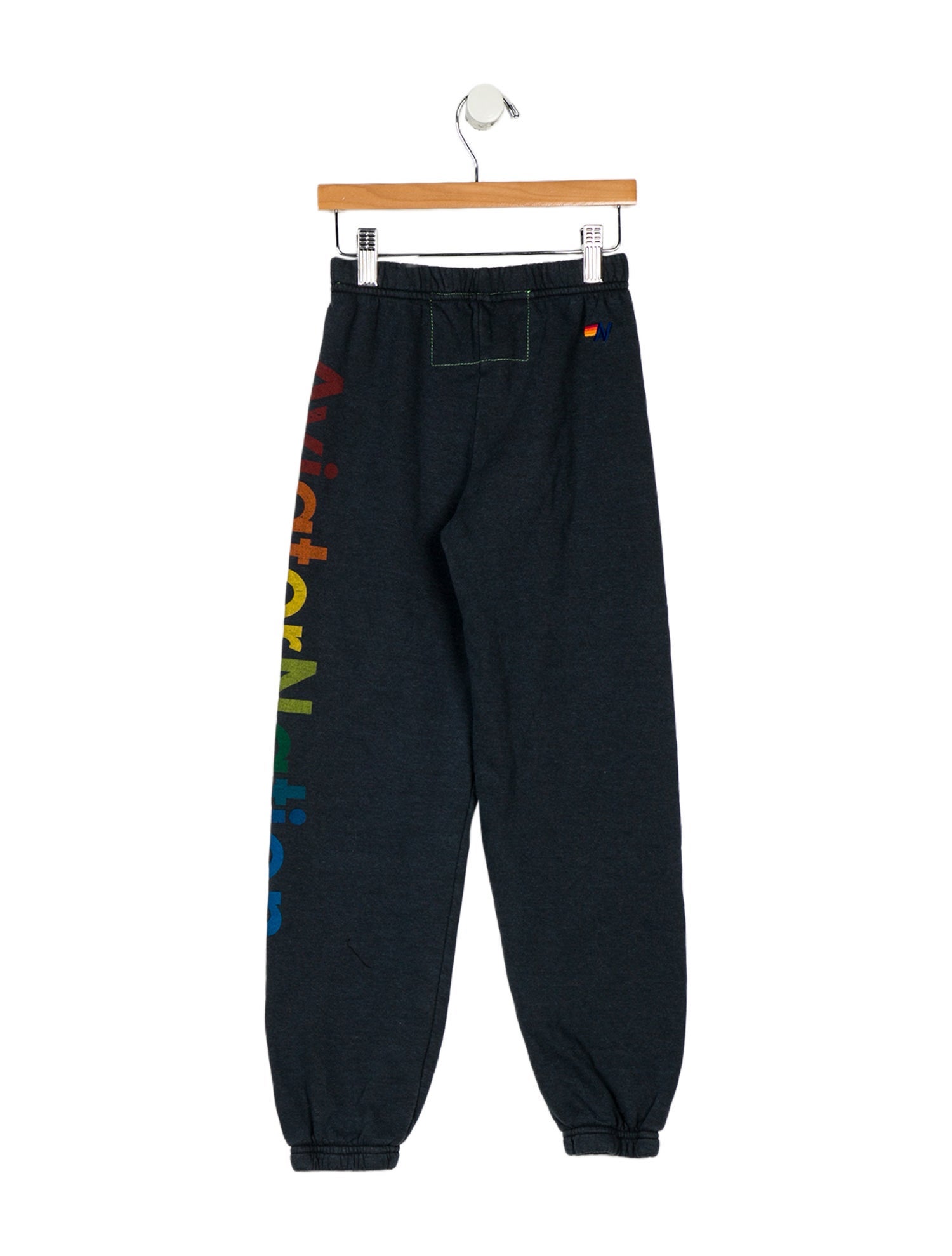 Aviator Nation kid girls' blue multicolored sweatpants